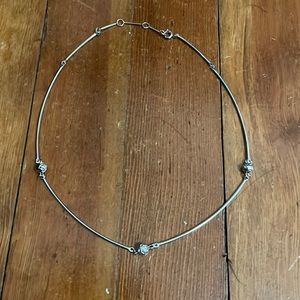 💥4 for $20💥Silver Choker with Roses